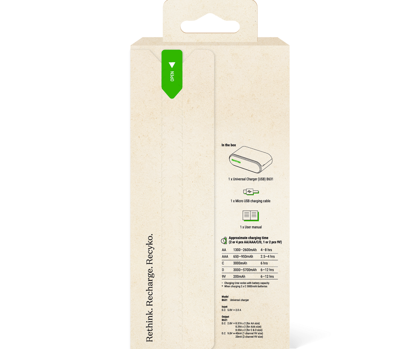 GP Recyko B631 全能充電器