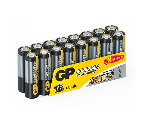 GP Supercell碳鋅電池3號