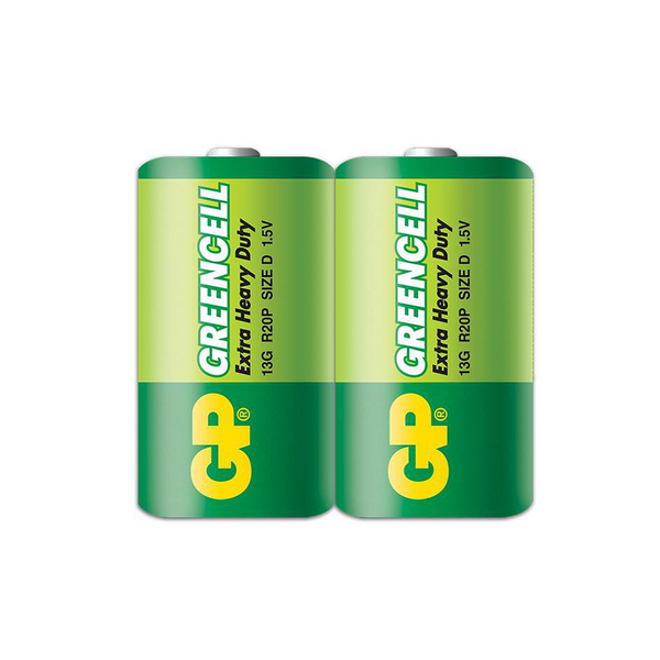 GP Greencell碳鋅電池1號2入