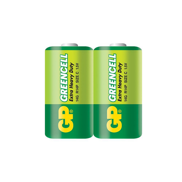 GP Greencell碳鋅電池2號2入