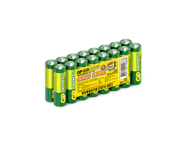 GP Greencell碳鋅電池3號