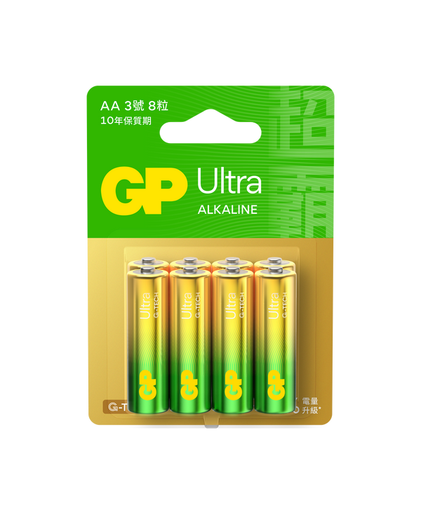 GP Ultra鹼性電池3號