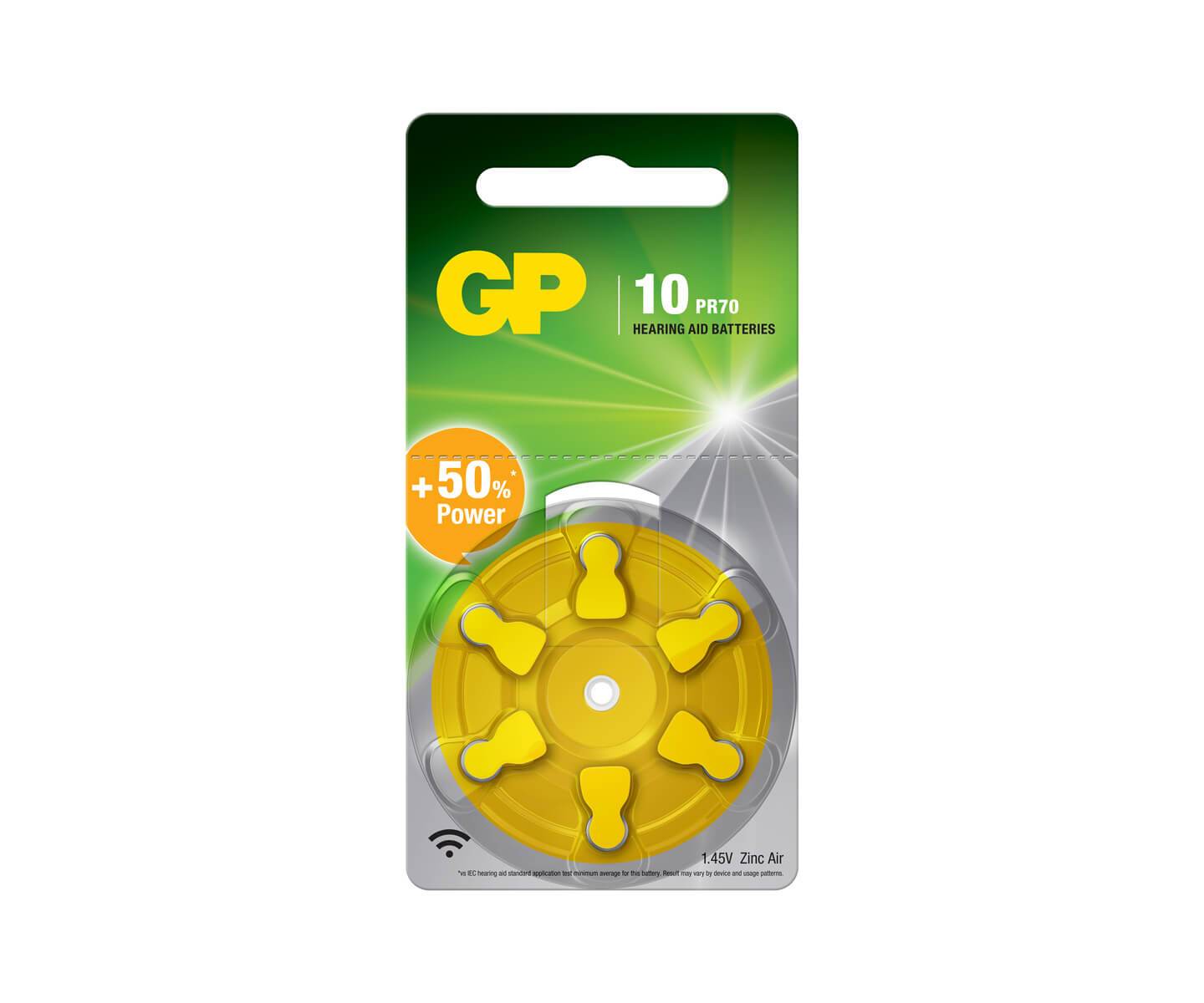 gp hearing aid batteries za10