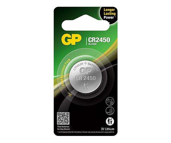 GP 鈕型鋰電池 CR2450 1入裝