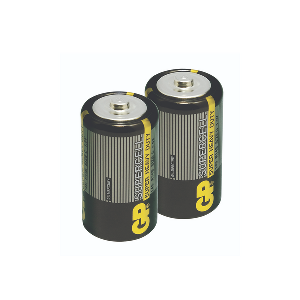 GP Supercell碳鋅電池2號2入